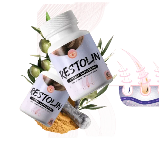 Restolin hair supplement bottle - independently reviewed